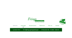 Desktop Screenshot of frings-gartengestaltung.de