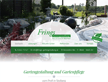 Tablet Screenshot of frings-gartengestaltung.de